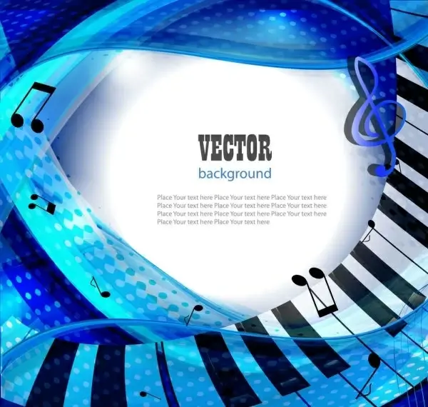 gorgeous piano key background 03 vector