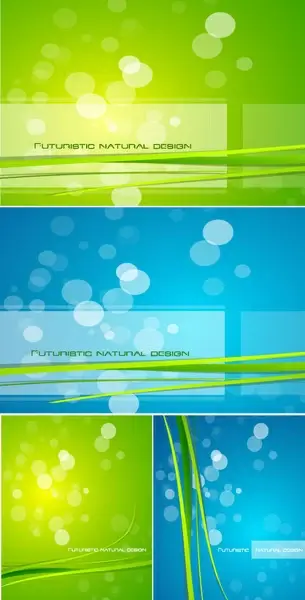 green and blue glare background vector graphic