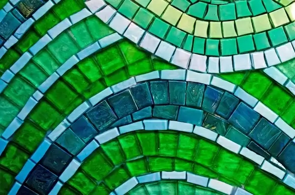green background