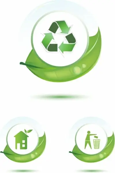 Green concept icons