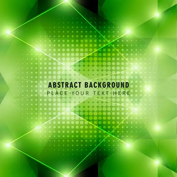 green geometry modern abstract background