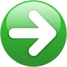 Green globe right arrow