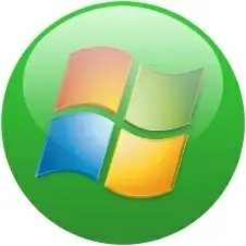 Green globe window flag