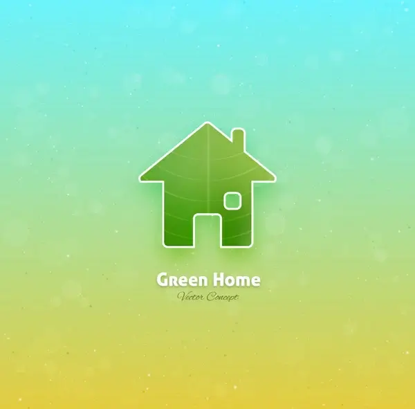 green home concept icon