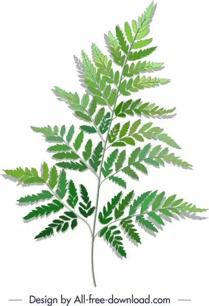 green leaf background modern design