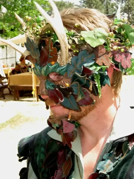 green man renaissance faire actor