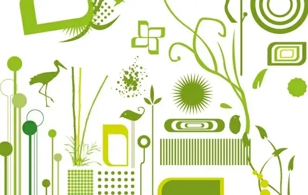 Green objects free vectors