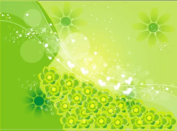 green vector background 