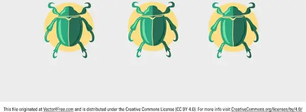 green vector beetle