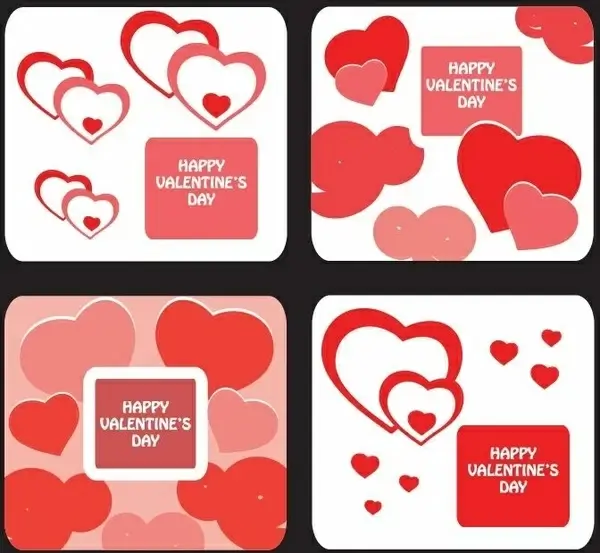 Greeting Card Templates for Valentine Day