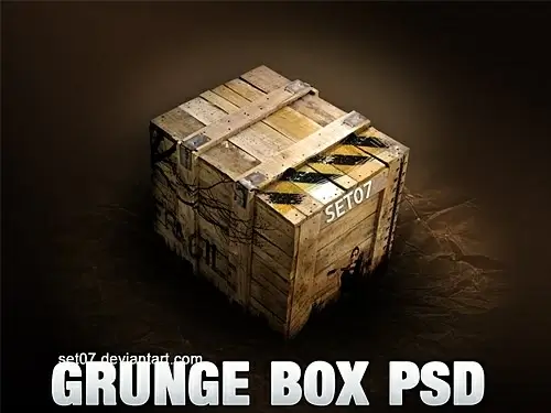 Grunge Box PSD