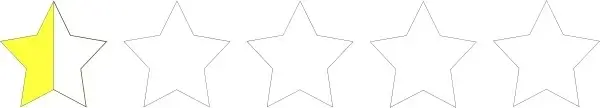 Half Star Rating clip art