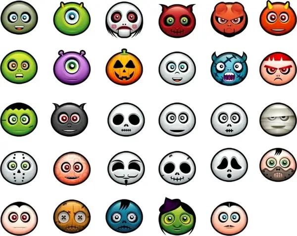 Halloween Avatars icons pack