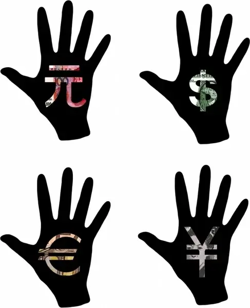 hand dollar yen