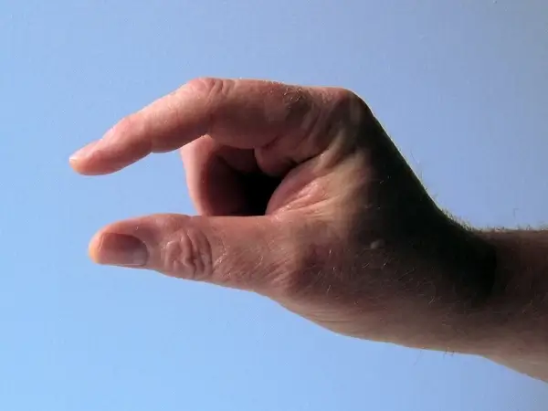 hand finger thumb