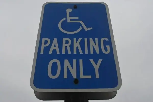 handicap sign