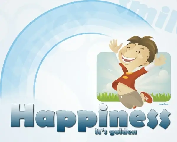 Happiness – Free PSD Wallpaper