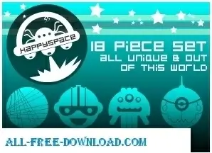 Happy Space Vector Pack