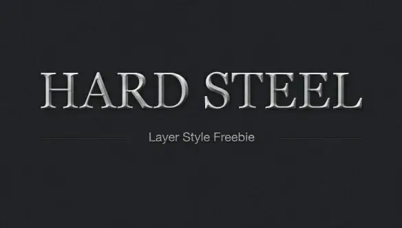 Hard Steel Layer Style