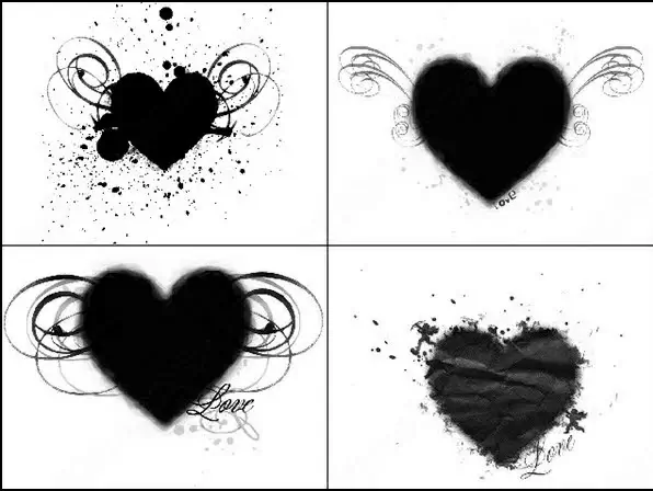 heart brush 