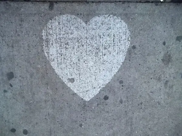 heart love sidewalk
