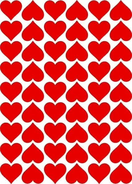 Heart Tiles clip art