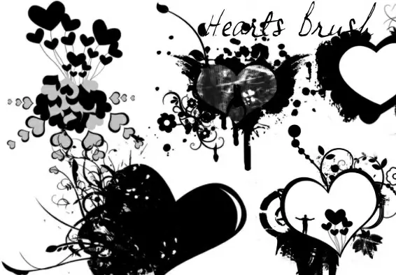 Hearts & Love Brushes