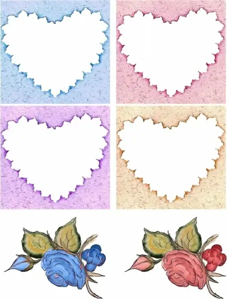hearts and flowers
