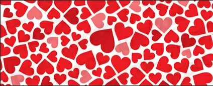 Heart-shaped background material vector 