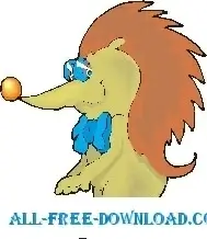 Hedgehog Dressed Up