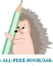 Hedgehog with Pencil