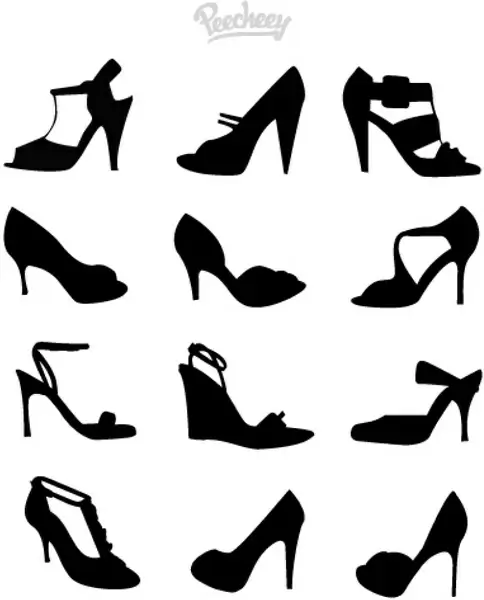 heels silhouettes
