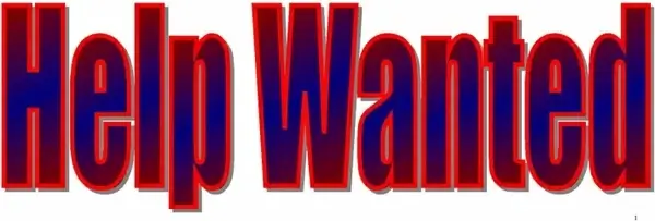 help wanted