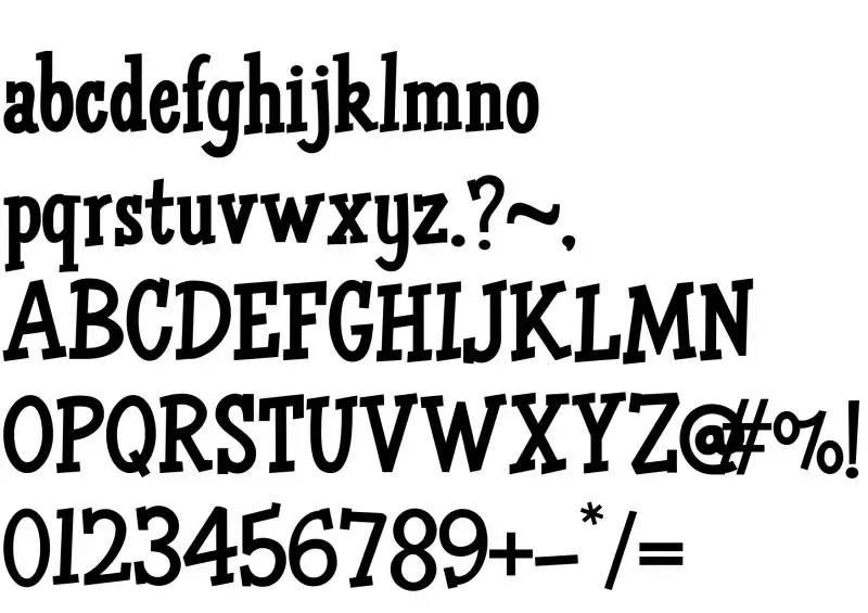 HFF Thai Dye Font in truetype .ttf opentype .otf format free and easy