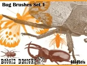 Hi-Res Photoshop Brushes - Bug 1