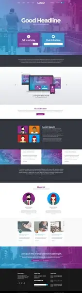 home page psd