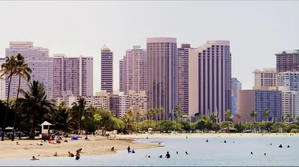 honolulu hawaii cityscape
