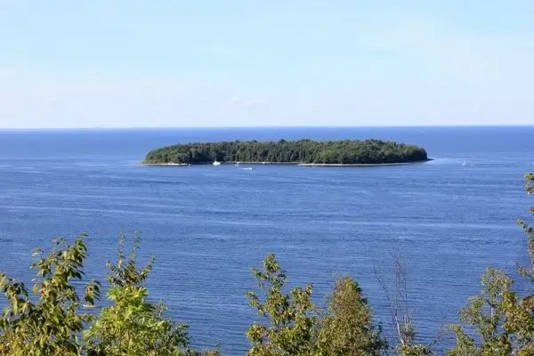 horseshoe island at peninsula state park wisconsin