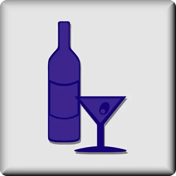 Hotel Icon Bar Or Lounge clip art