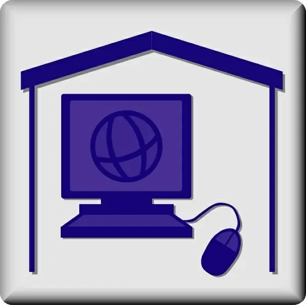 Hotel Icon In Room Web Access clip art