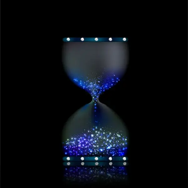 hourglass sand clock