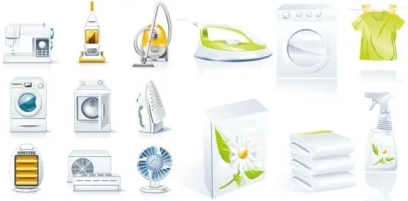 household appliances icon vector