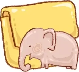 Hp folder elephant