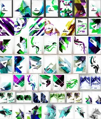 huge collection modern abstract backgrounds vectors