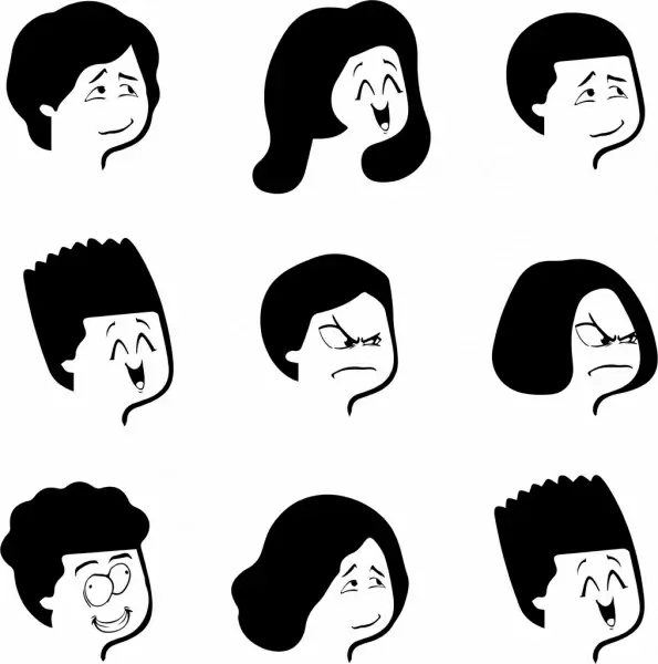 Black and white cartoon vectors free download 38,485 editable .ai .eps .svg  .cdr files