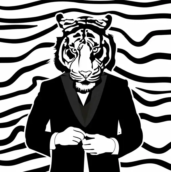 Tiger Drawing Images  Free Photos PNG Stickers Wallpapers  Backgrounds   rawpixel