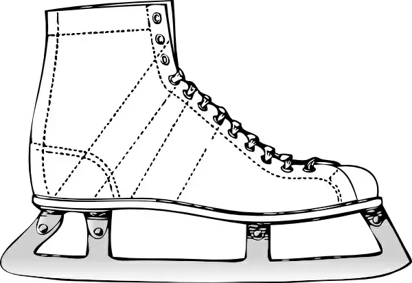 Ice Skate clip art