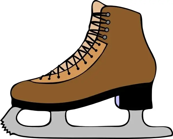 Ice Skate Shoe clip art