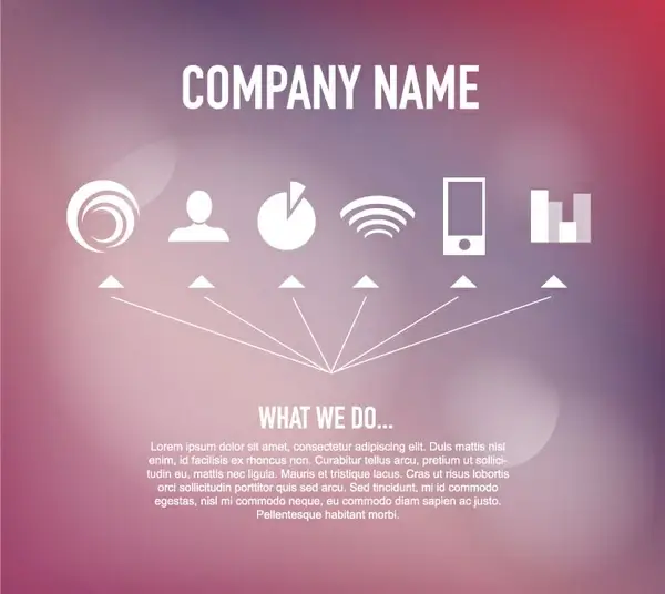 icon corporate infographic vector design 