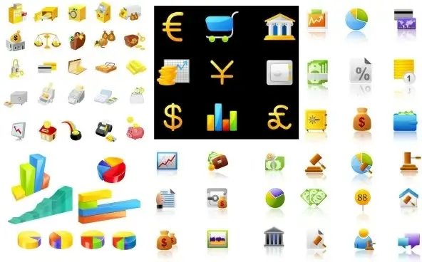 icon daquan financial articles vector
